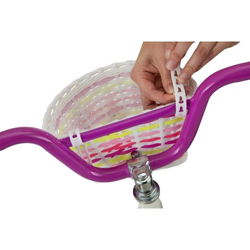  Schwinn Girls Bicycle Basket, Kids Front Bike Accessory