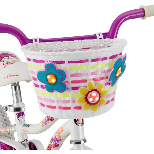  Schwinn Girls Bicycle Basket, Kids Front Bike Accessory