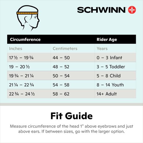  Schwinn Thrasher Bike Helmet, Lightweight Microshell Design, Sizes for Adults, Youth and Children