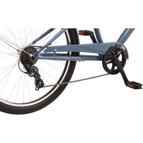  Schwinn Regioneer Adult Hybrid Comfort Bike, 26-Inch Wheels, 7-Speed, Steel Frame, Alloy Linear Brakes, Multiple Colors