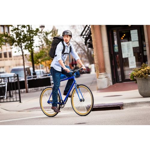  Schwinn Kedzie Single-Speed Fixie Road Bike, Lightweight Frame for City Riding