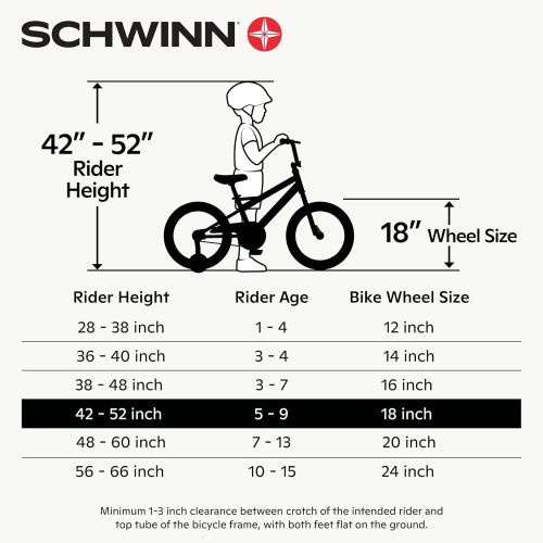  Schwinn Koen & Elm Toddler and Kids Bike, 18-Inch Wheels, Training Wheels Included, Blue