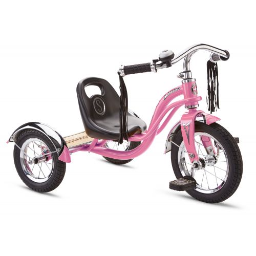  Schwinn Roadster Retro-Style Tricycle, 12 front wheel, ages 2 - 4, pink