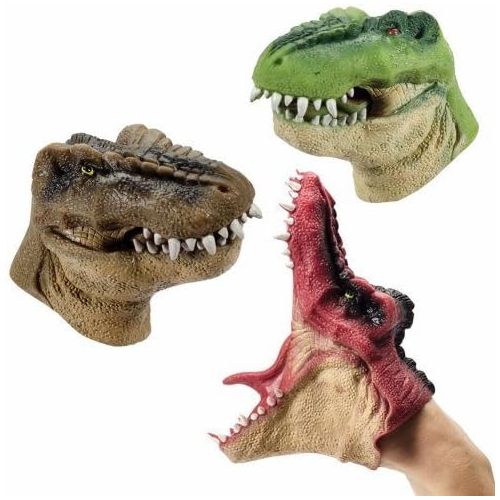  Schylling Dino Hand Puppets (Set of 3)