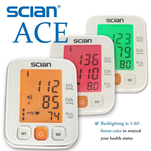  Scian Upper Arm Talking Digital Blood Pressure Monitor LD-537-Digital BP Meter with Large Display, Upper...