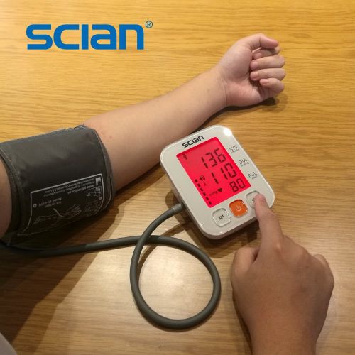  Scian Upper Arm Talking Digital Blood Pressure Monitor LD-537-Digital BP Meter with Large Display, Upper...