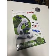 [아마존베스트]Scientoy Microscope for Kids, Microscope Science Kit for Beginner with LED Lights, 80x, 200x,450x Magnification, Phone Holder and Slides, Science Toys & Gift for Boys & Girls & Students