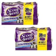Scoop Away Extra Strength Clumping Cat Litter Scented - 4 PK, 9.5 LB (4 pck) (2-4pack)