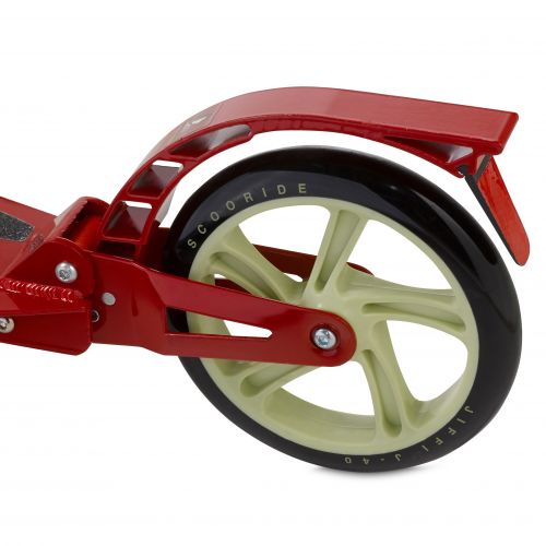  Scooride Jiffi J-40 Premium Folding Adult Kick Scooter - Red