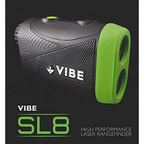  ScoreBand Vibe SL8 - High Performance Laser Rangefinder for Golf with Slope Option, Vibration Confirmation, HD Optics, 800 Yard Range, GripMagnet, Battery Included