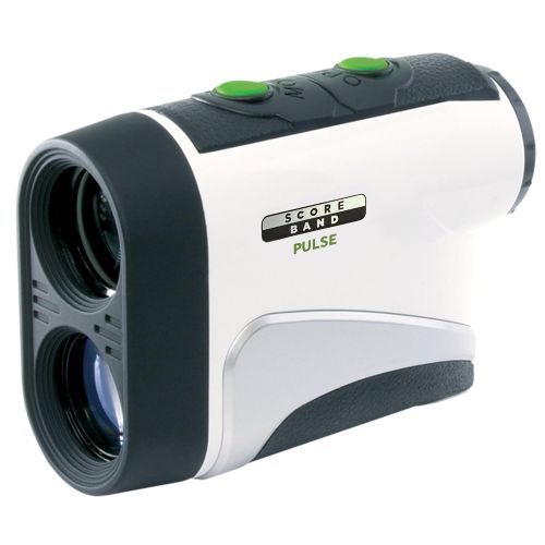  ScoreBand Pulse Compact Laser Rangefinder for Golf, White