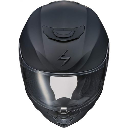  Scorpion EXO-R420 Full-Face Solid Street Bike Motorcycle Helmet - Matte BlackX-Large