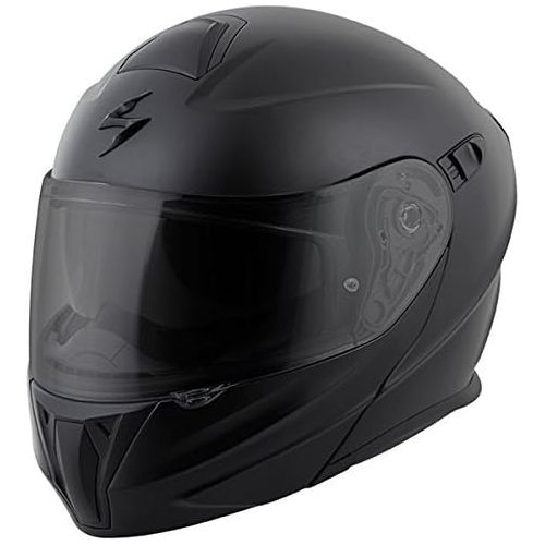  ScorpionExo EXO-GT920 Full Face Modular Helmet (Matte Black, Large)