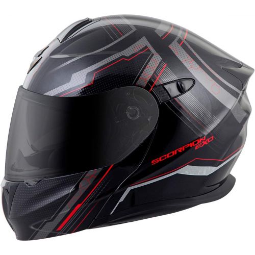  ScorpionExo EXO-GT920 Full Face Modular Helmet (Matte Black, Large)