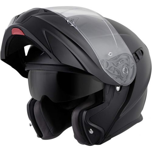  ScorpionExo EXO-GT920 Full Face Modular Helmet (Matte Black, Large)