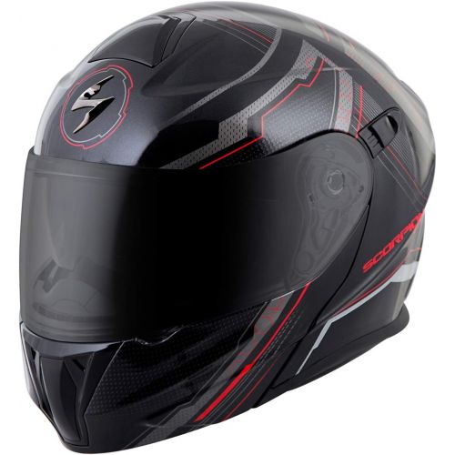  ScorpionExo EXO-GT920 Full Face Modular Helmet (Matte Black, Large)