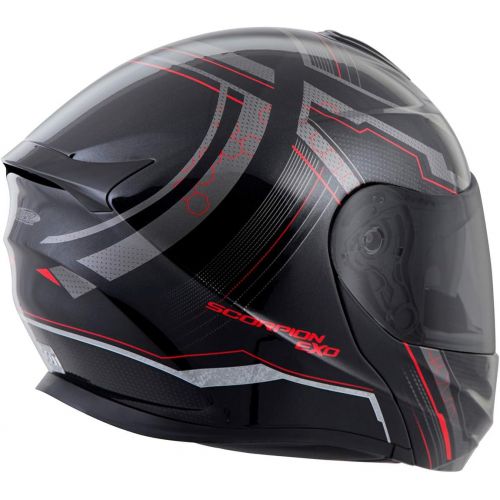  ScorpionExo EXO-GT920 Full Face Modular Helmet (Matte Black, Large)