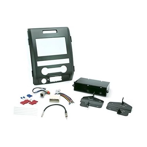  [아마존베스트]Scosche Install Centric ICFD7BN Ford 2009-12 F-150 XL (Base) Pickup Complete Installation Solution for Car Stereos