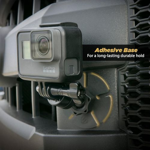  SCOSCHE AMK2-BPO Closeup KIT Universal Action Camera Mount with GoPro Adapter for Cars, Trucks, Boats, ATVs, UTVs or Paddle Boards in Frustration Free Packaging