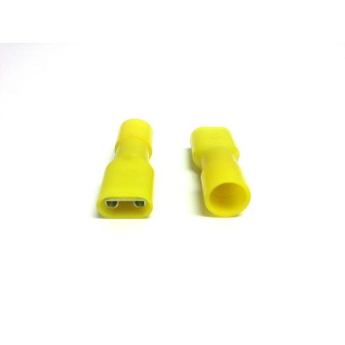 1000 pcs Yellow Female Disconnect Nylon 12-10 gauge AWG 14 Audio Video Scosche