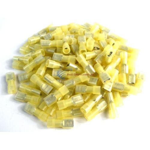  1000 pcs Yellow Female Disconnect Nylon 12-10 gauge AWG 14 Audio Video Scosche