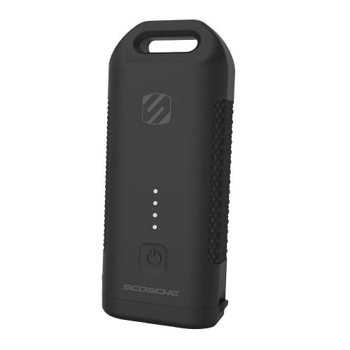  Scosche SCOSCHE HDPB5 GoBat 5,200 mAh Rugged 12W Heavy-Duty Portable Battery Pack with Built-in Flashlight and 1-ft. Micro-USB Cable - Black