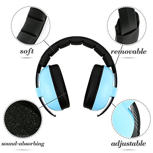  [아마존베스트]Scotamalone Baby Headphones Hearing Protection Headphones Noise Reduction for Babies and Toddlers Baby Earmuffs(Ages 3-24+ Months) Infant Hearing Protection Earmuff Soft & Adjustable Baby Ear