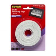 Scotch 051131762718 Foam Mounting Tape, 1/2-inch x 150-inches, White, 1-Roll (4013)
