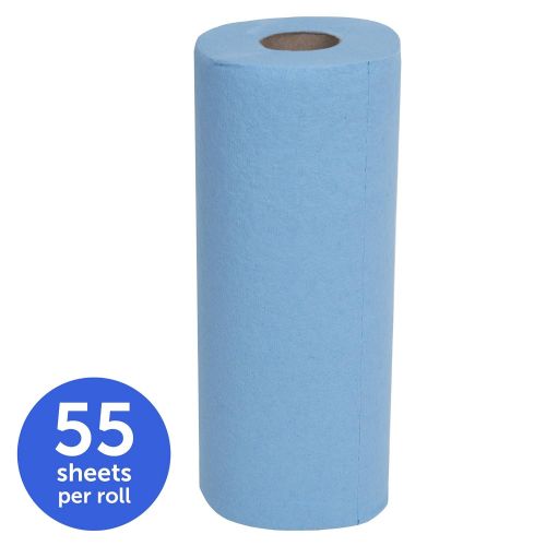  [아마존핫딜][아마존 핫딜] Scott Shop Towels Original (75143), Blue, 55 Sheets / Standard Roll, 30 Rolls / Case (10 Bundles of 3 Rolls), 1,650 Towels / Case