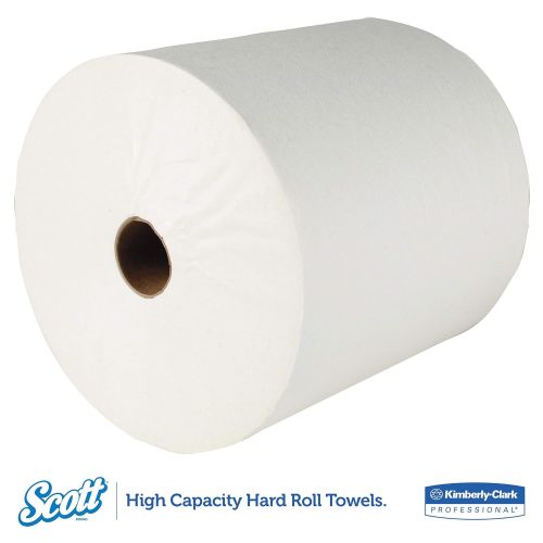  Scott 02000 Hard Roll Towels, 1.75 Core, 8 x 950ft, 1 34 Core, White