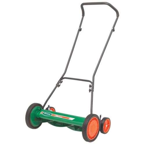  Scotts 20 in. Manual Walk Behind Reel Mower with Grass Catcher + Sharpening Kit