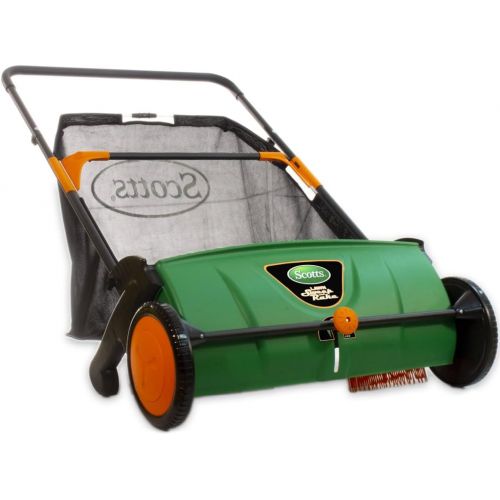  Scotts Outdoor Power Tools LSW70026S 26-Inch Push Lawn Sweeper, with 3.6 Bushel Rear Collection Bag