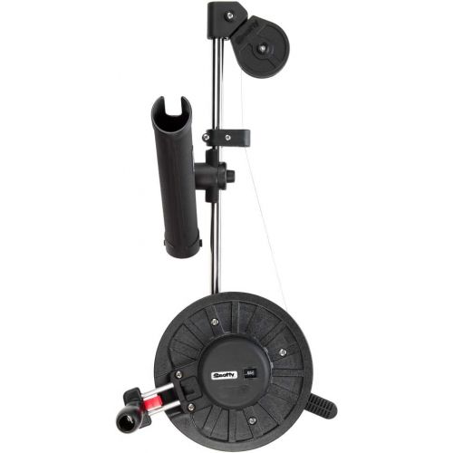  Scotty #1060 Depthking Manual Downrigger, Display Packed w Rod Holder