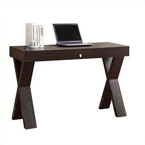  Scranton & Co Desk with Shelf - Espresso