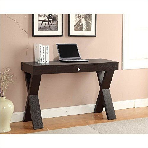  Scranton & Co Desk with Shelf - Espresso