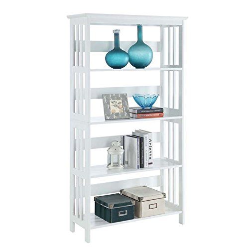  Scranton & Co 4 Shelf Bookcase in White