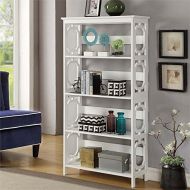 Scranton & Co 4 Shelf Bookcase in White
