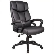 Scranton & Co Knee-tilt Overstuffed Executive Leather Office Chair