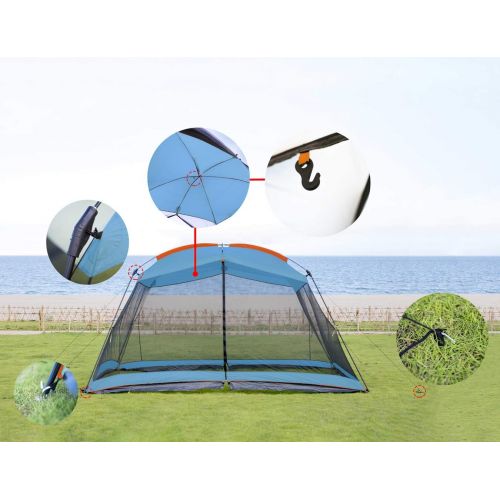  [아마존베스트]YDYL Screen House 13x9,Instant Canopy shelter,Insect Proof, Easy intallation for Outdoor Kitchen