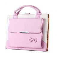 TechCode iPad Air 2 Cases 9.7 Portable Handbag Style Slim PU Leather Cute Lovely Bowknot Smart Stand...
