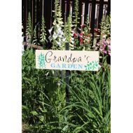 /ScribblinSis Garden Sign - My Garden - personalized sign: insert any name or nickname! Papa, Opa, Grandpa, Grandad, Dad
