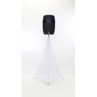 Scrim-King Scrim King Double Sided Speaker Stand Scrim, White