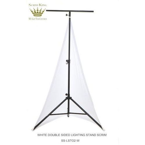  Scrim-King Scrim King Double Sided Lighting Stand Scrim, White