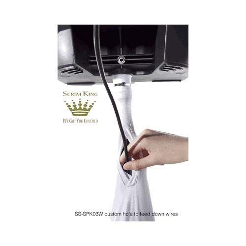  Scrim-King SS-LST03-W Triple Sided - White Lighting Stand Scrim