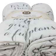 Scripture Strong Jeremiah 29:11 | Best Muslin Baby Swaddle Blanket Gift Set | 100% Cotton Receiving Blankets | Extra Large (4’x4’) | Gray, 2 Pack