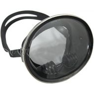 [아마존베스트]Scuba Choice Spearfishing Free Dive Stainless Steel Oval Shape Classic Rubber Mask