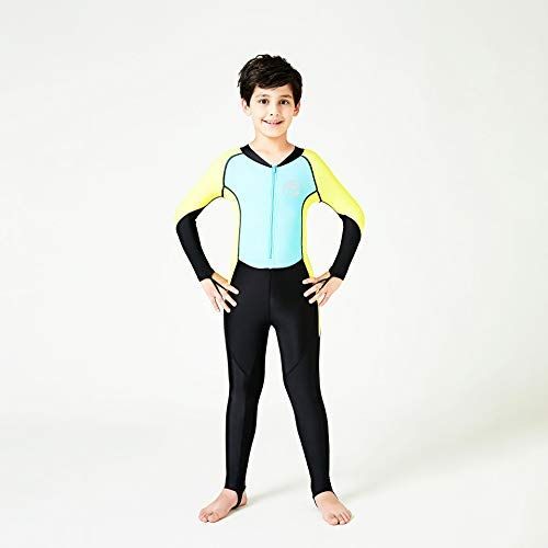  Scubadonkey 0.5 mm Lycra Full Body Quick Dry Wetsuit for Kids| UPF 50+ UV Protection | for Scuba Diving Surfing Fishing Kayaking Swimming