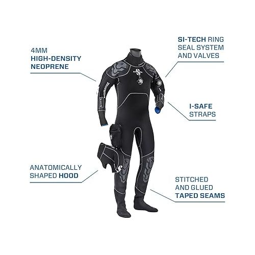 스쿠버프로 Scubapro Everdry 4mm Dry Suit Men's