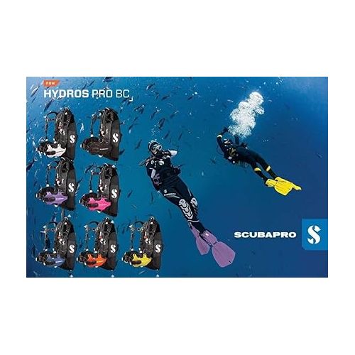 스쿠버프로 Scubapro Hydros Pro Women's BCD (X-Small/Small, Black)