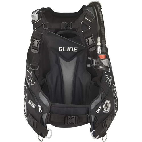 스쿠버프로 Scubapro Glide Diving BCD with 5th Generation Air2 Octopus/Inflator (Black/Gray, Large)